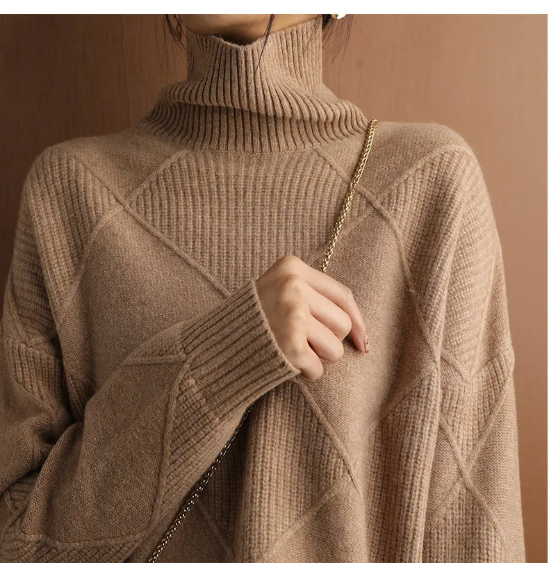 Adelle™ Cashmere Turtleneck Sweater