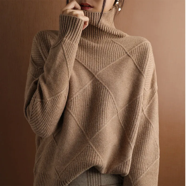 Adelle™ Cashmere Turtleneck Sweater