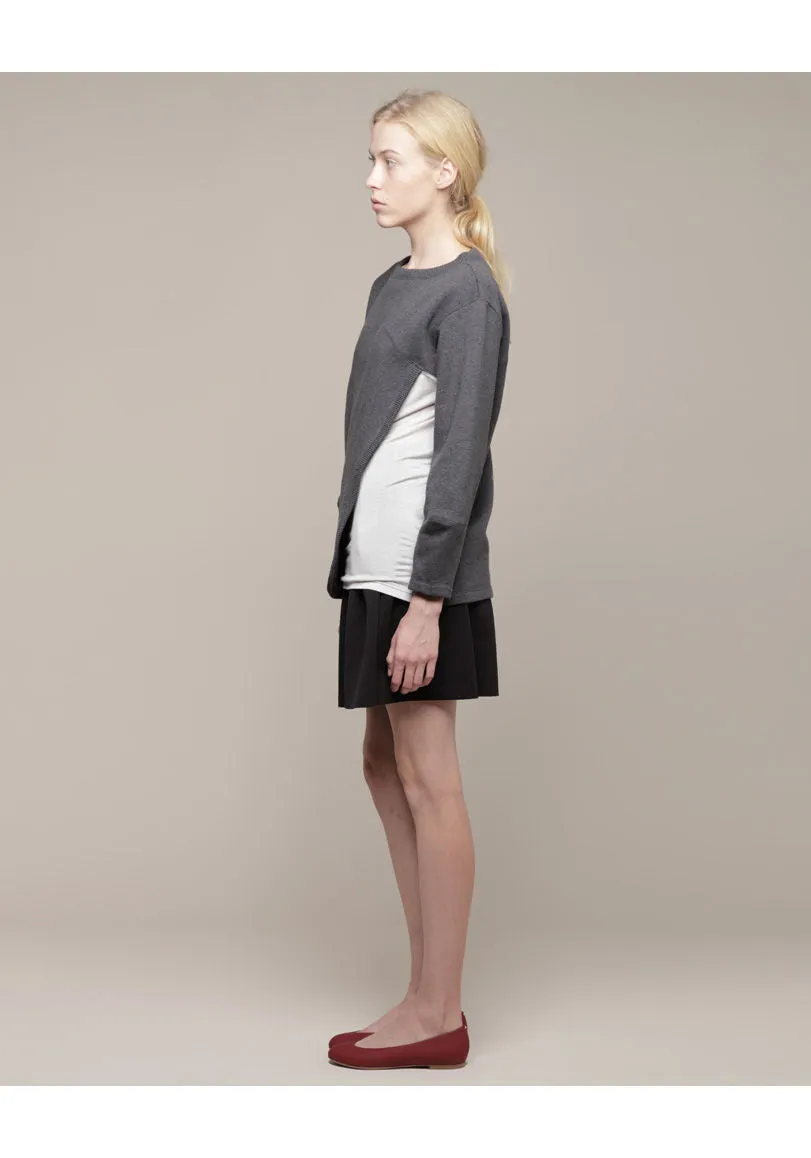 Bi Color Sweat Top