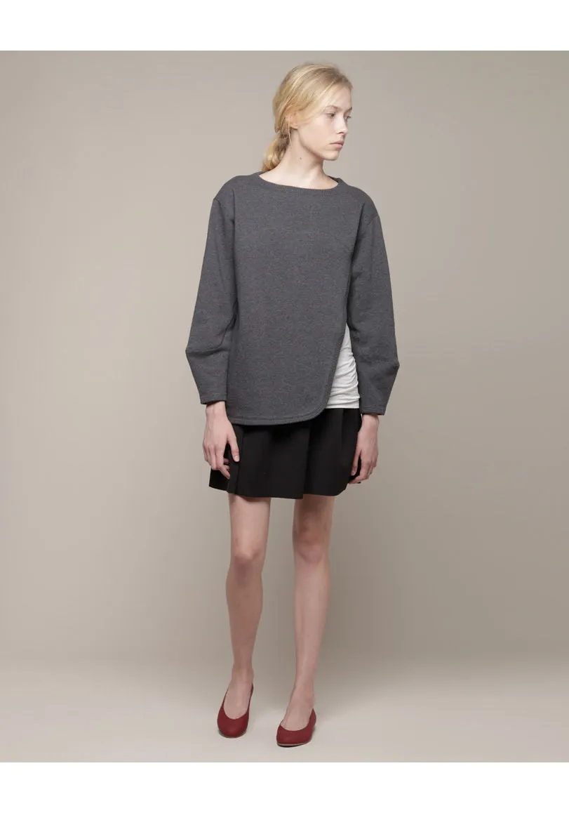 Bi Color Sweat Top