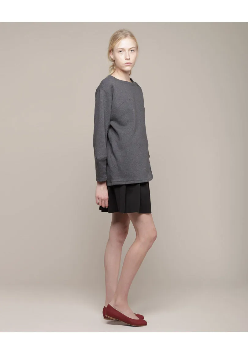 Bi Color Sweat Top