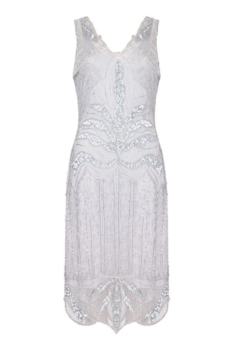 Chandelier Dress in Silver