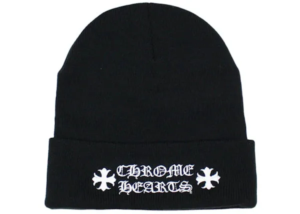 Chrome Hearts Logo Beanie Black