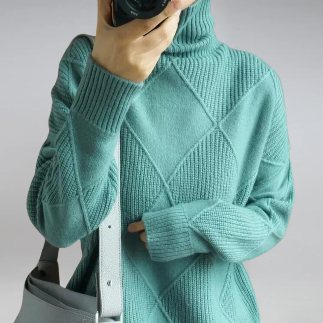 DEMI™ - WOMEN'S TURTLENECK SWEATER