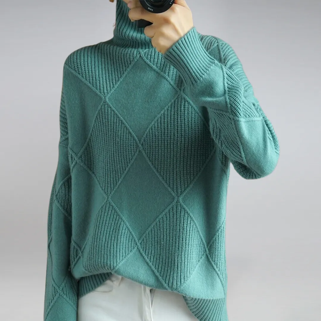 DEMI™ - WOMEN'S TURTLENECK SWEATER