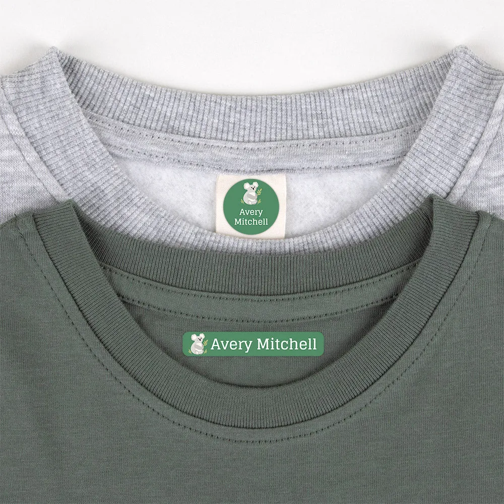 Koala Camp Clothing Labels Pack
