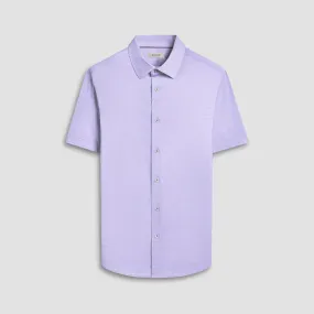 Miles Mini Check OoohCotton Short-Sleeve Shirt
