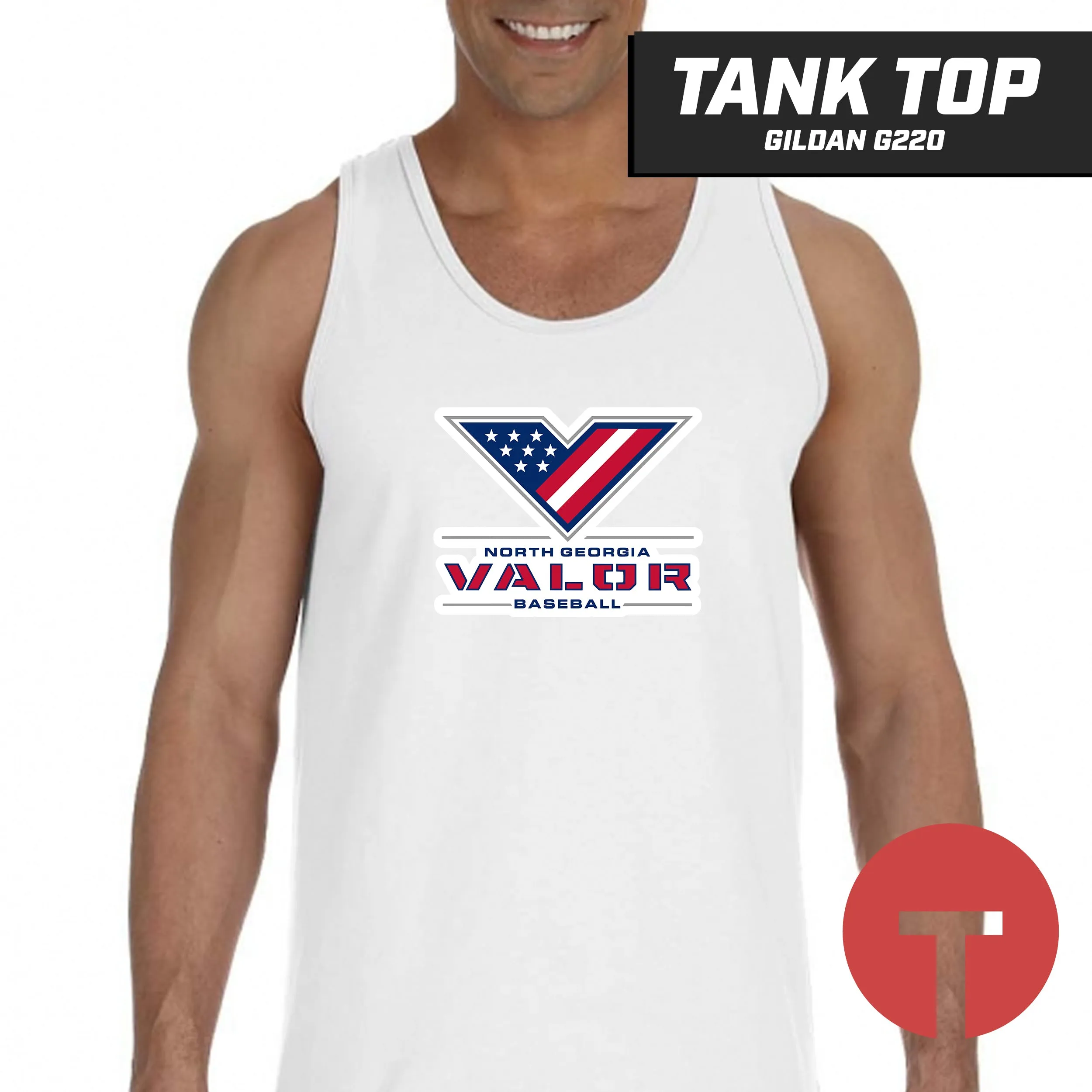 North Georgia Valor - Tank Top Gildan G220