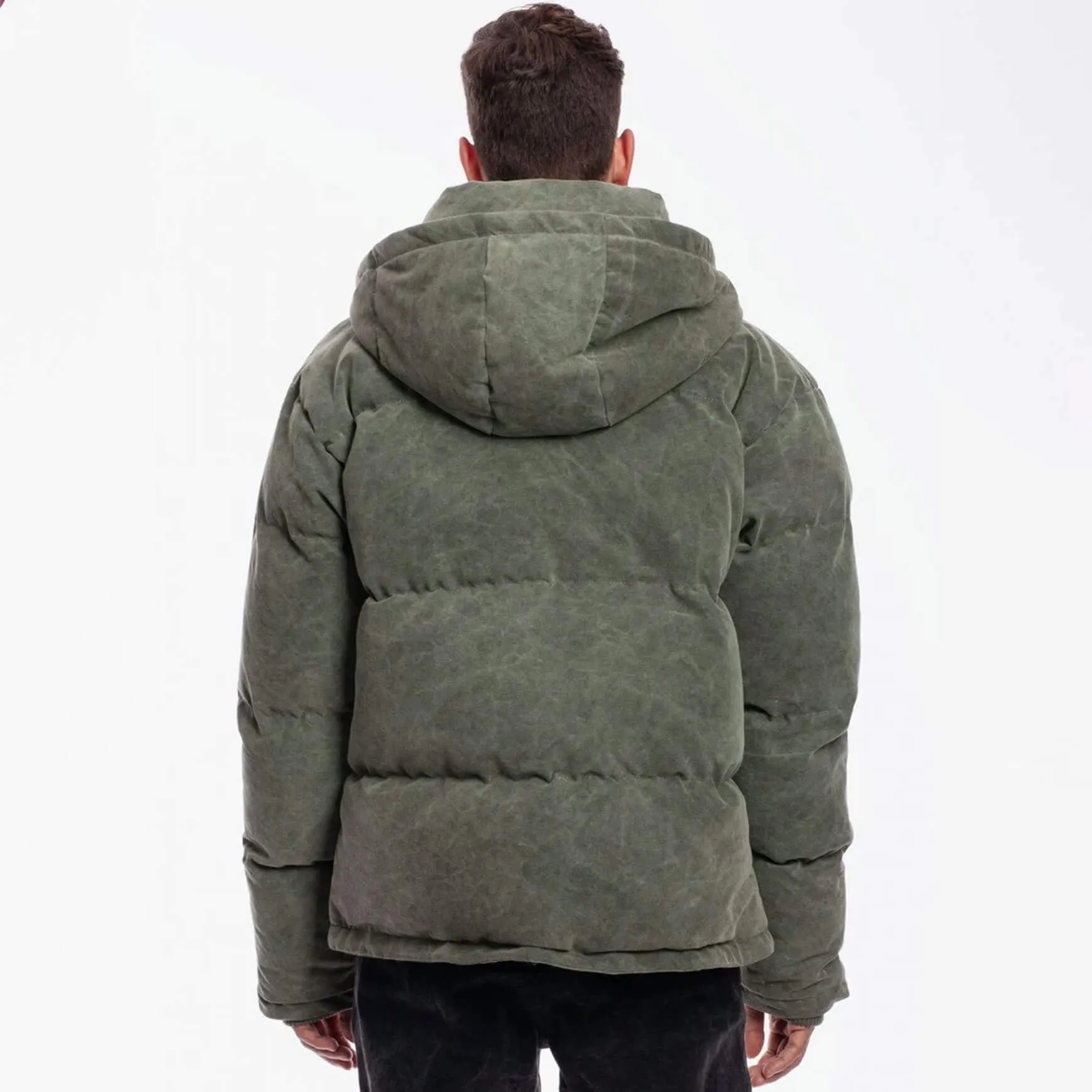 Quilted Puffer Jacket V2 Washed Olive
