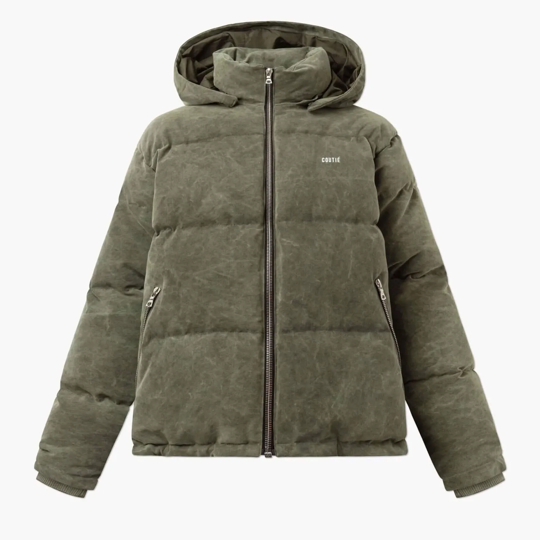 Quilted Puffer Jacket V2 Washed Olive