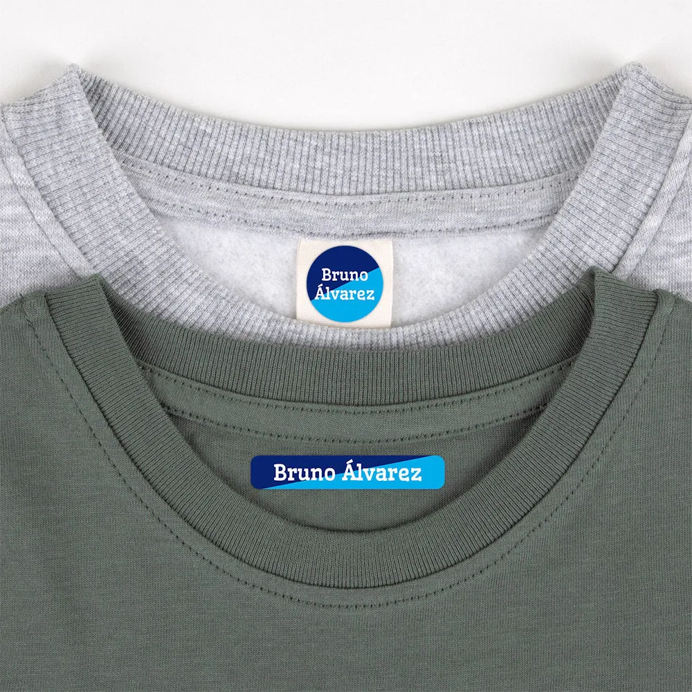 Two-tone Camp Clothing Labels Pack