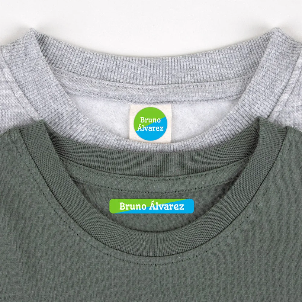 Two-tone Camp Clothing Labels Pack