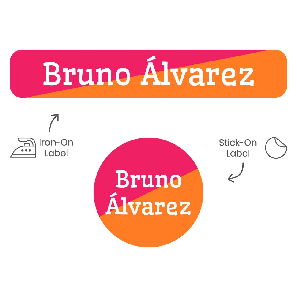 Two-tone Camp Clothing Labels Pack