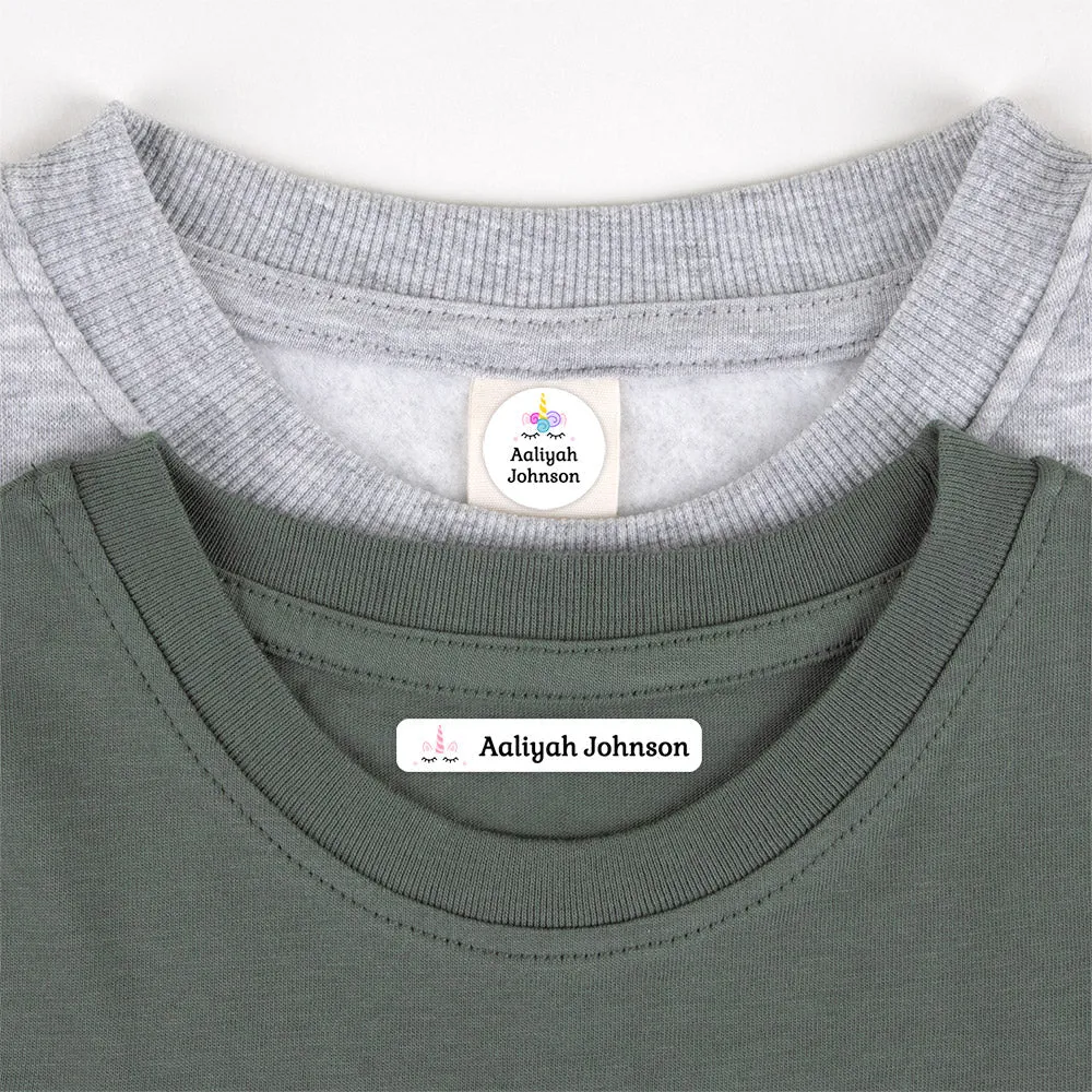 Unicorn Camp Clothing Labels Pack